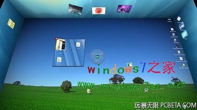 windows7 3D桌面