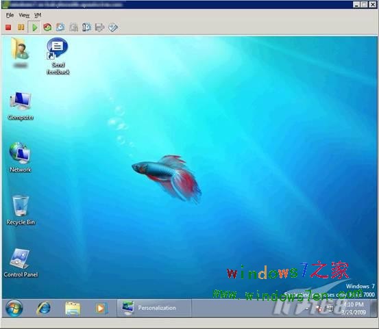 在VMware vSphere 4上安装Windows 7 RC