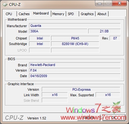 CPU-Z 1.52英文正式版下载