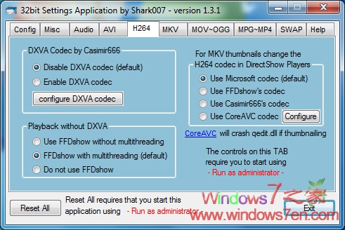 Win7codecs V1.31 Final Windows7下最好的解码器