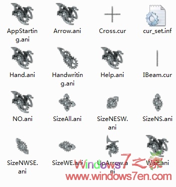 【Windows7鼠标指针】齿轮Gears鼠标指针下载