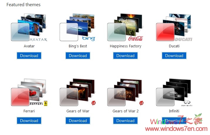 【Windows7主题】微软官方最新主题包下载