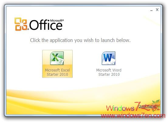 微软秘密发布Office Starter 2010测试版启动内测