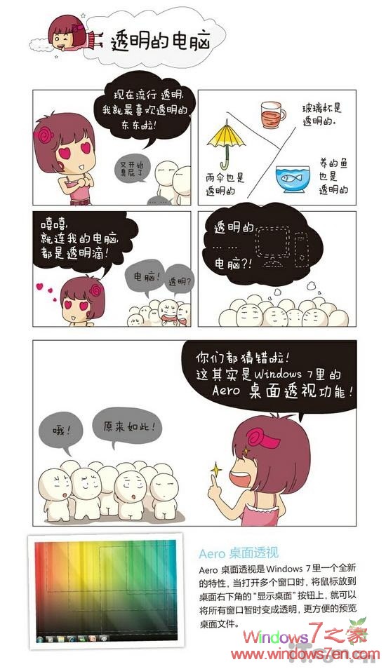 爆：微软中国推出Windows7推广漫画系列