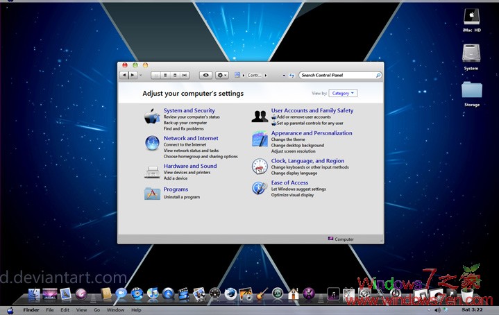 Win7仿苹果主题Leopard Mod for Windows7 Final