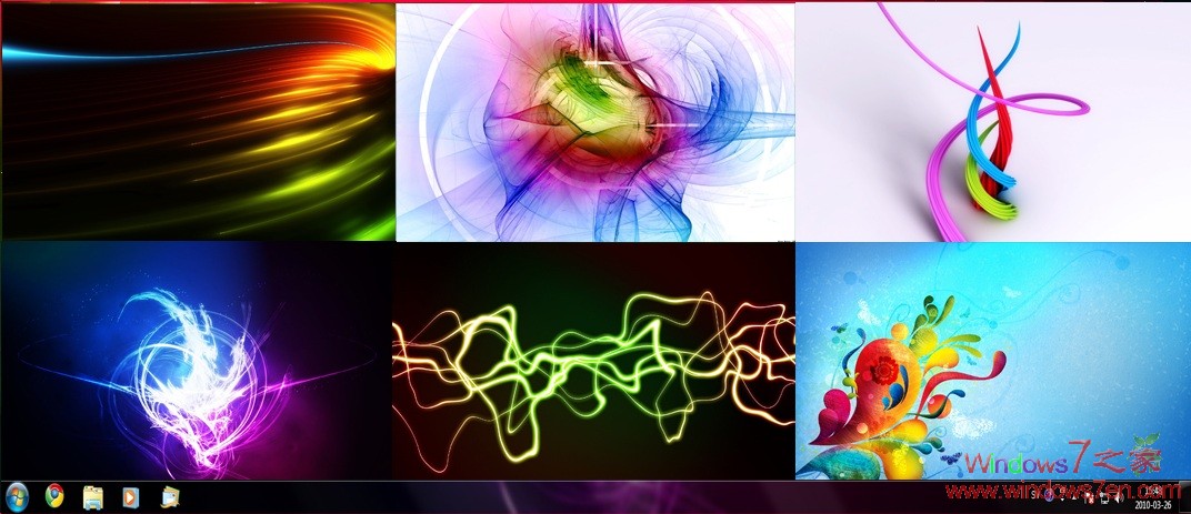 Windows7紫黑色主题Windows 7 Abstract Theme