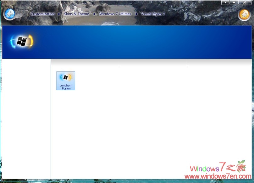 Windows7简洁透明主题Longhorn M7 R2 Public Beta