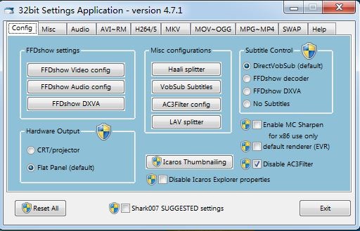 Win7codecs 2.3.4 Final Windows7上优秀的解码包