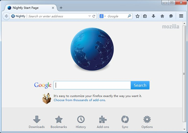 火狐浏览器Firefox 绿色版 32.0正式版界面图片