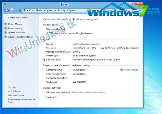 组图：由Windows 8专业版升级至ProWMC版