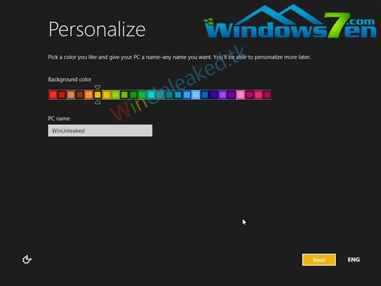 Windows 8 RC候选版Build 8306安装截图