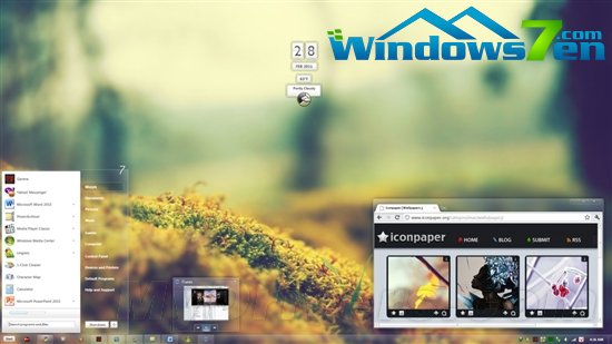 打造一个清新雅致的Windows 7