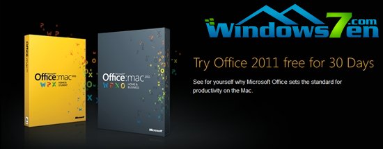 免费大餐 Office for Mac 2011试用30天