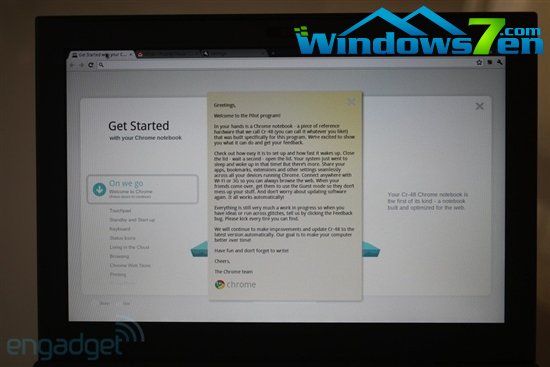Chrome OS笔记本开箱、系统启动图片赏