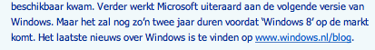 微软荷兰：Windows 8将在两年内上市