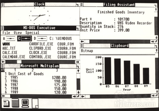 追忆Windows 1.0 微软首次披露珍贵图片