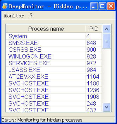 进程隐藏工具|DeepMonitor隐藏进程管理器