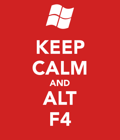 Windows：Alt+F4 Mac OS：Cmd + Q