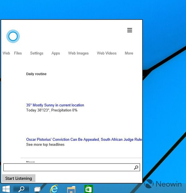 Win10预览版Cortana小娜换新衣2