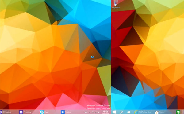 Windows 10 Build 9860新增虚拟桌面间切换动画