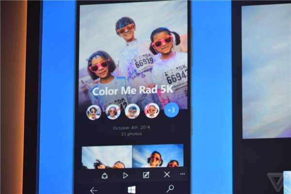 Win10,WP10版相册,通用应用