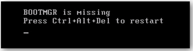 电脑开机提示“bootmgr is missing”怎么解决？