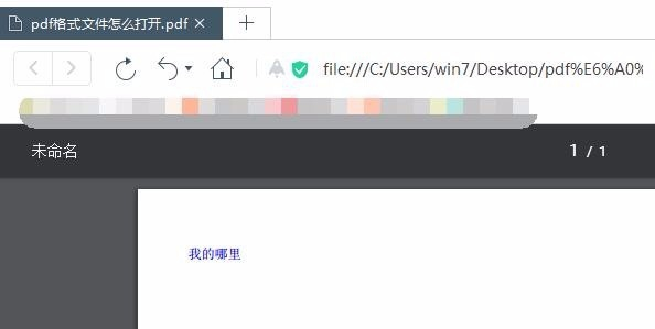 打开pdf格式